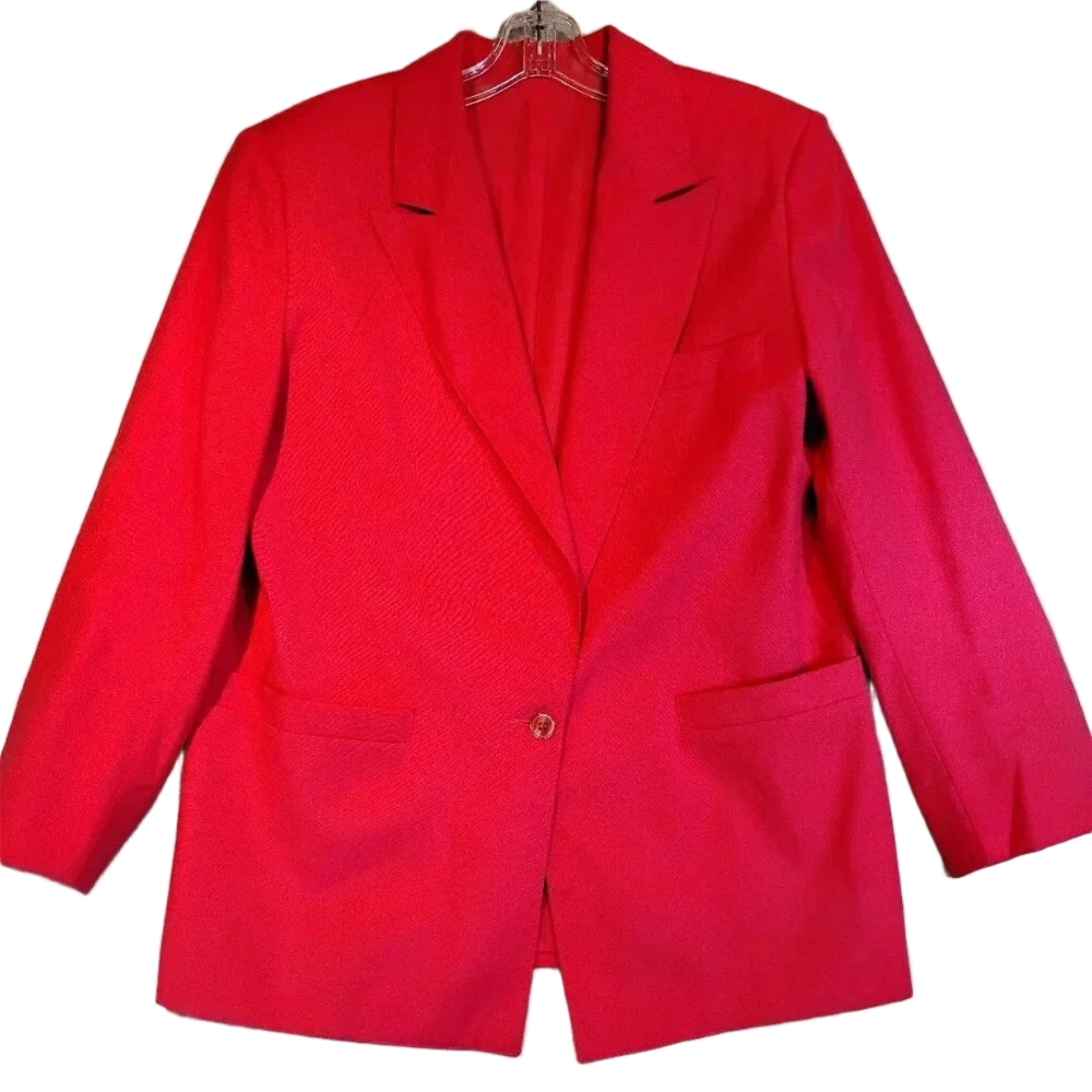 Impromptu Women's Hot Pink Long Sleeve Suit Coat Blazer CK  MEASUREMENTS